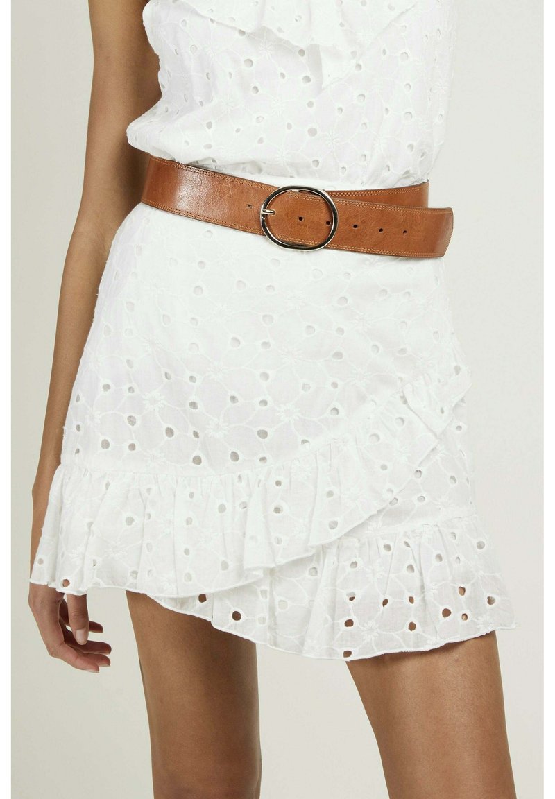 Andy & Lucy JULIANNE - Jupe portefeuille - blanc