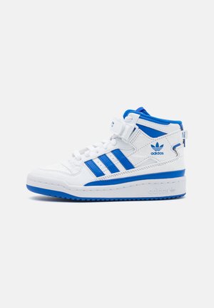 FORUM MID UNISEX - Sneakersy niskie - footwear white/blue