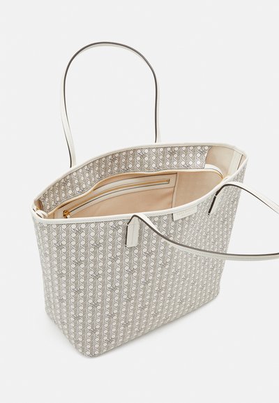Tory Burch BASKETWEAVE TOTE SET - Borsa a mano - offwhite