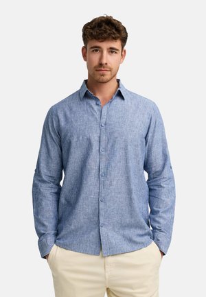 INDICODE JEANS LANGARM THEON - Overhemd - navy