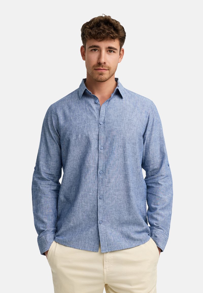 INDICODE JEANS LANGARM THEON - Overhemd - navy