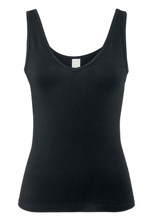 TANK V-NECK  - Unterhemd/-shirt - schwarz