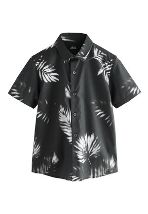 SHORT SLEEVE PRINTED REGULAR FIT - Overhemd - black/off white