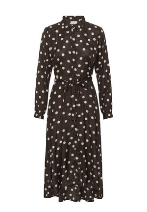 Kaffe, KAOLINE - Särkkleit - chocolate brown w chalk dot