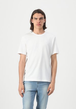 TOM TAILOR BASIC CREW NECK - T-shirts - white
