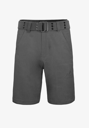 normani Outdoor Sports KURZE SOMMER BAUMWOLLFREIZEIT SHORTS MIT GÜRTEL - Shorts - anthrazit