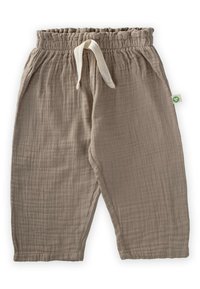 Cigit MUSLIN - Tracksuit bottoms - taupe
