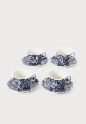 FADED PEONY TEA CUP SAUCER SET - Soucoupe - indigo