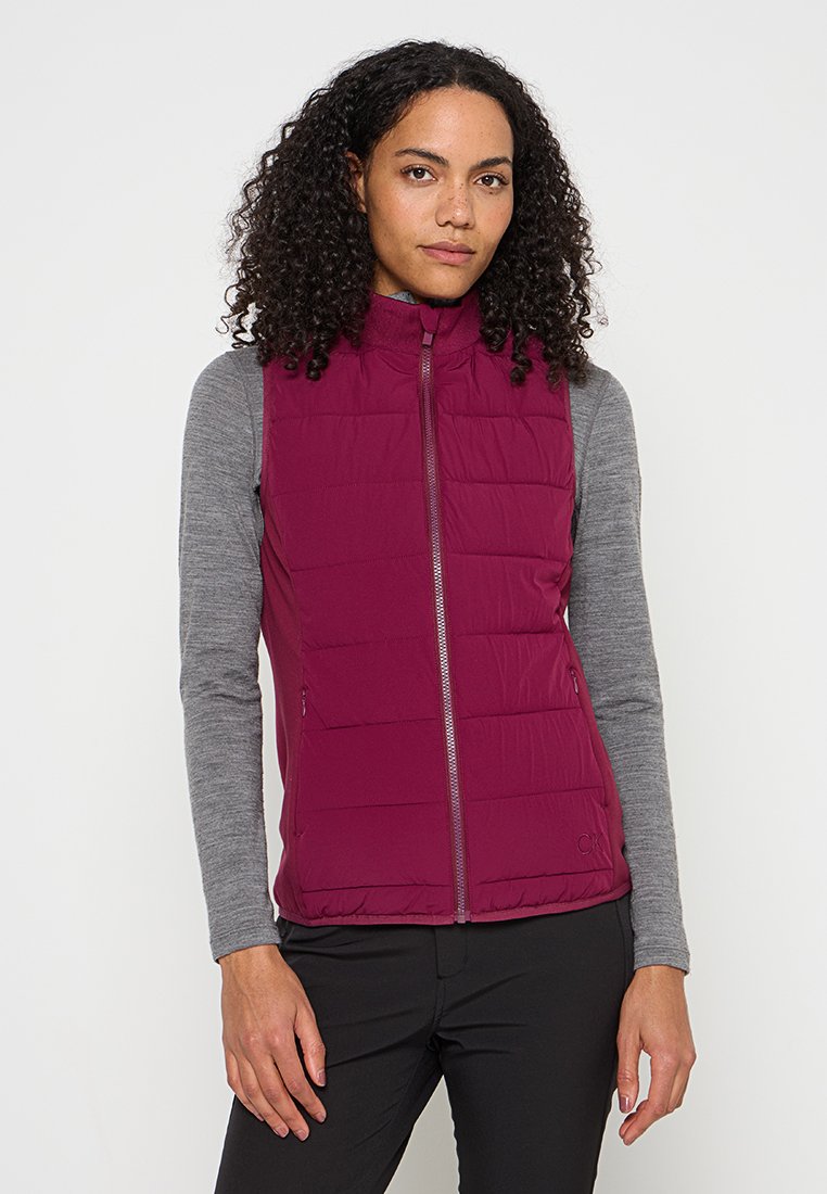 Calvin Klein Golf Bodywarmer donkerrood
