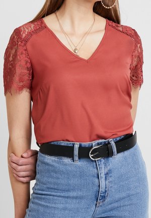 T-shirt imprimé - dark red