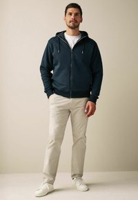 Next Mikina na zip - navy blue
