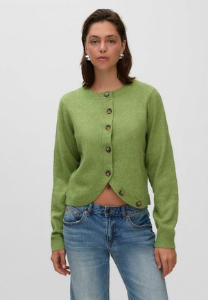 Vero Moda, CARDIGAN VMVANIA KNITTED CARDIGAN - Gilet - spinach green