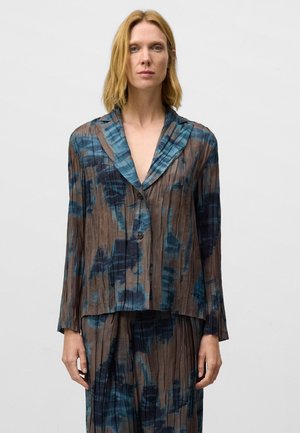 PRINTED CRINKLE  - Blazer - taupe print