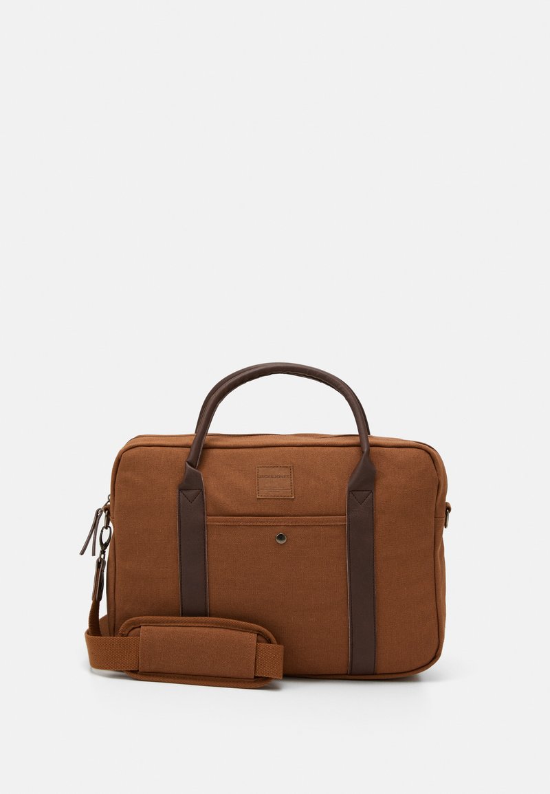 Jack & Jones JACCANVAS BRIEFCASE Briefcase rubber/tan Zalando.ie