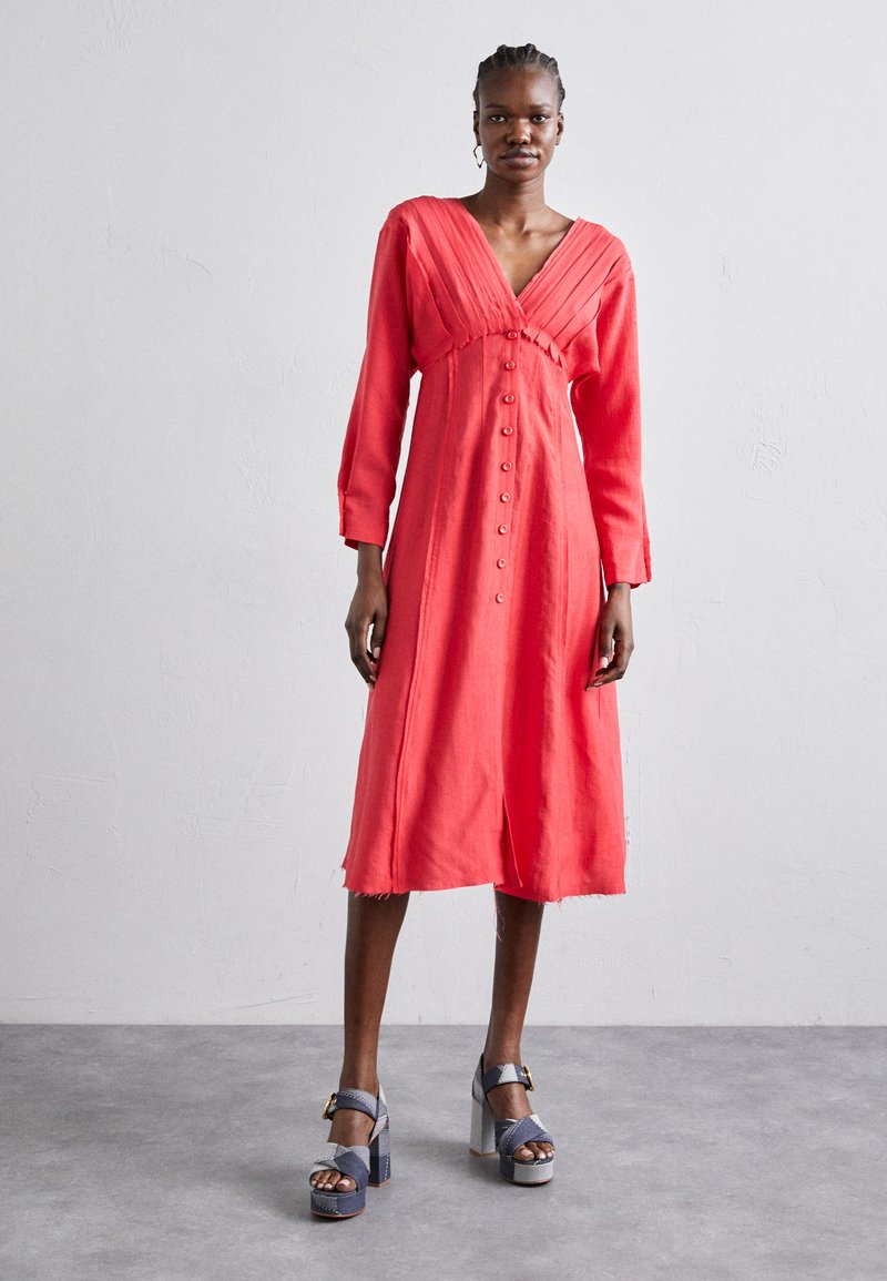 Cult Gaia - VITTORIA MID LENGTH DRESS SLEEVED - Robe de jour - lollipop, Agrandir