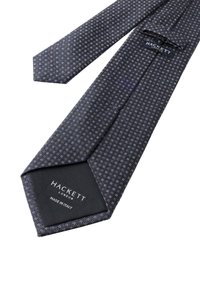 Hackett London MICRO FLEUR DE LIS - Cravatta - dark denim blue