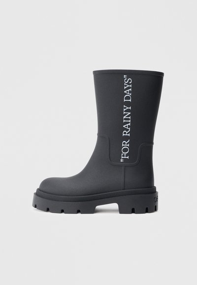 REBOOT RAINY DAYS - Bottes en caoutchouc - white/black