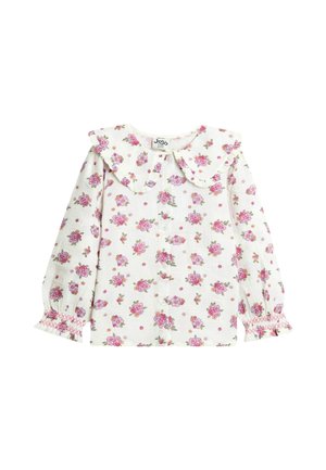 REGULAR FIT - FRILL COLLAR - Camicetta - floral cream