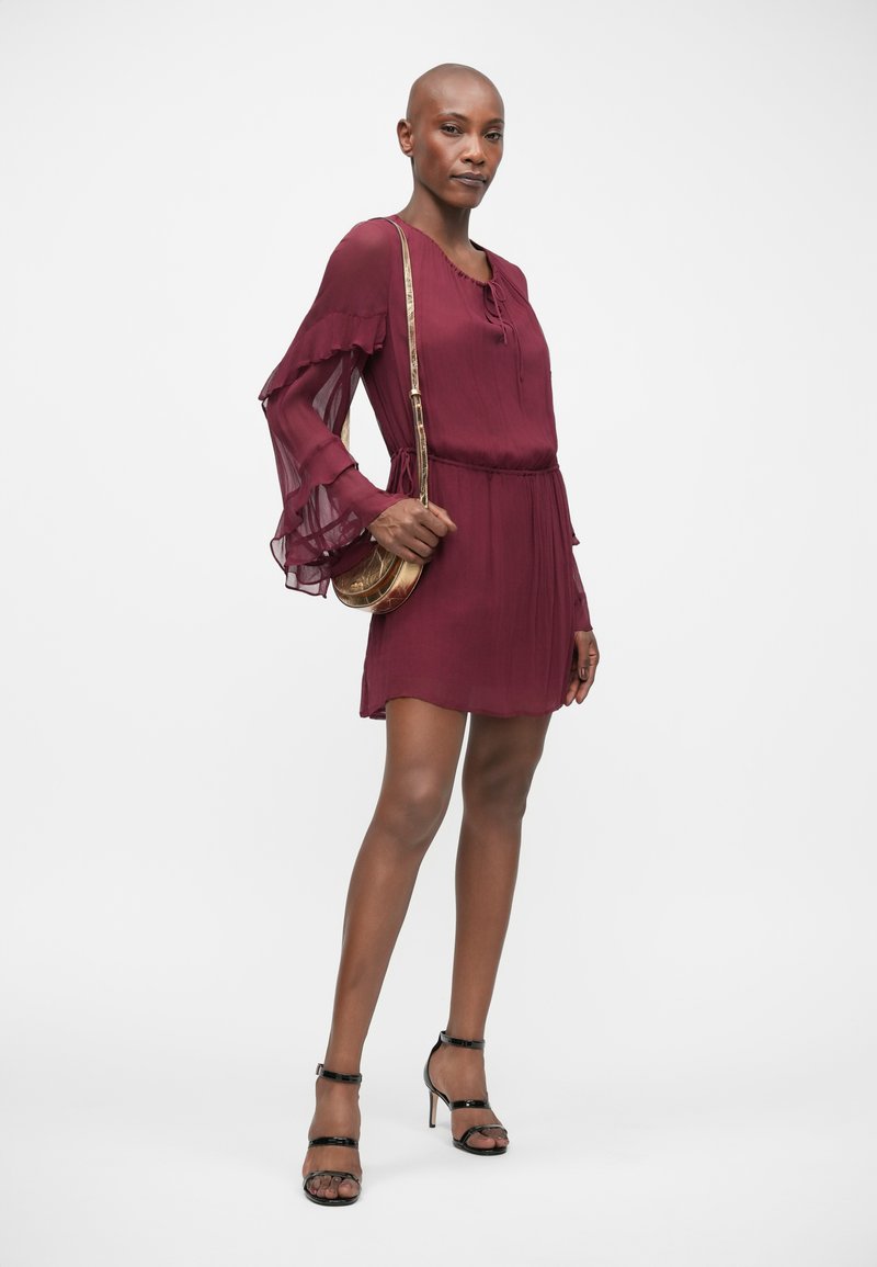 pink brunch dresses 🌿 In The Jungle Lovel Shift Mini Dress – The Ultimate Summer Brunch Dr main image 0