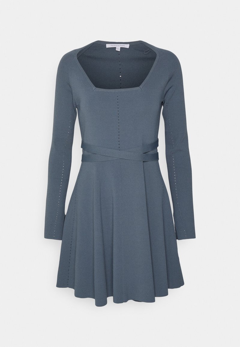 Damen Freizeitkleider | Patrizia Pepe ABITO Strickkleid hyppogriffe grey/grau - GN08403 Damen Freizeitkleider | Patrizia Pepe ABITO Strickkleid hyppogriffe grey/grau - GN08403