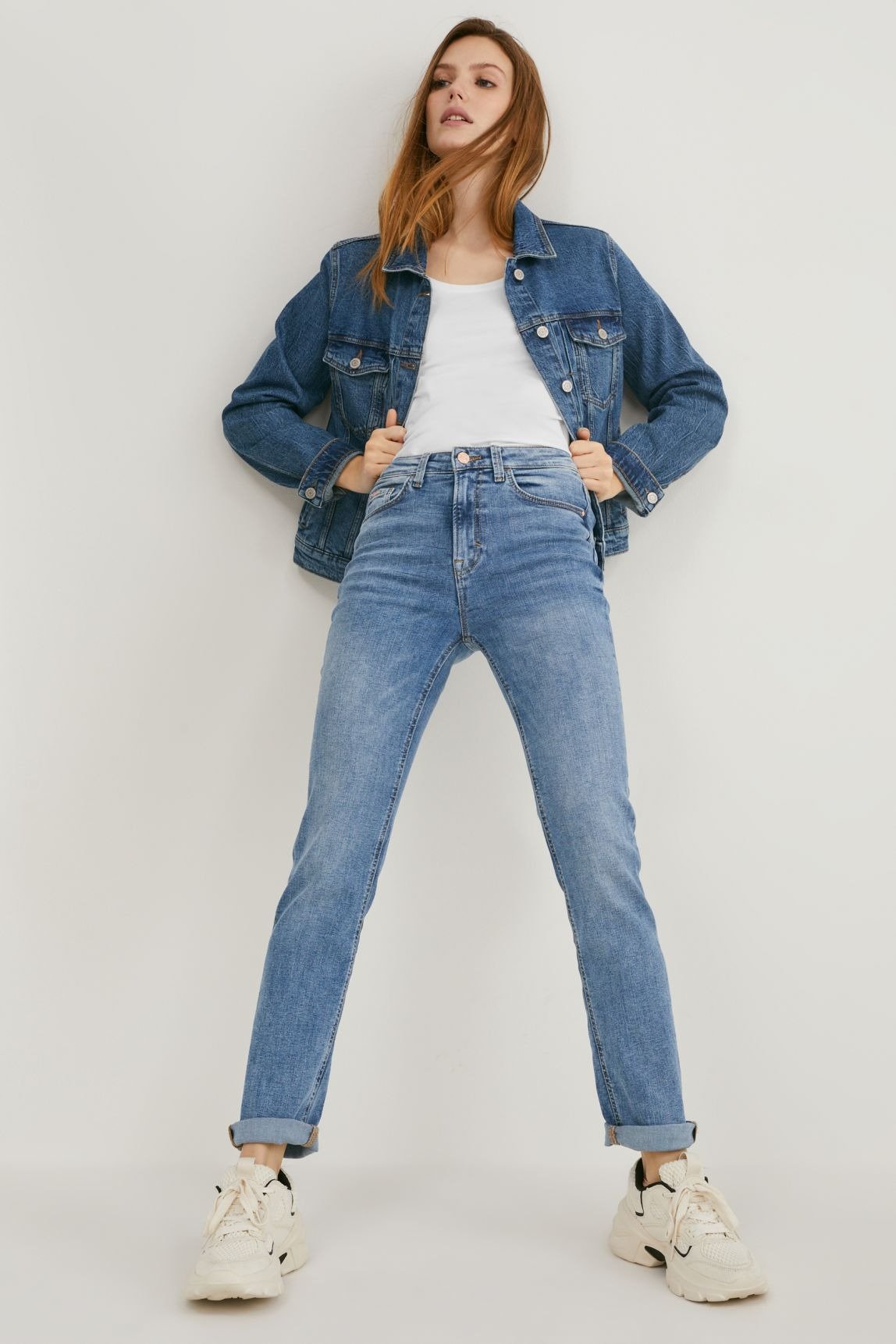 C\u0026A Straight leg jeans - denim-blue 