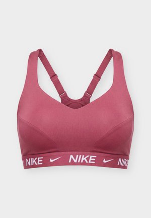 Nike Performance, INDY BRA - Toetav spordirinnahoidja - pink smoke
