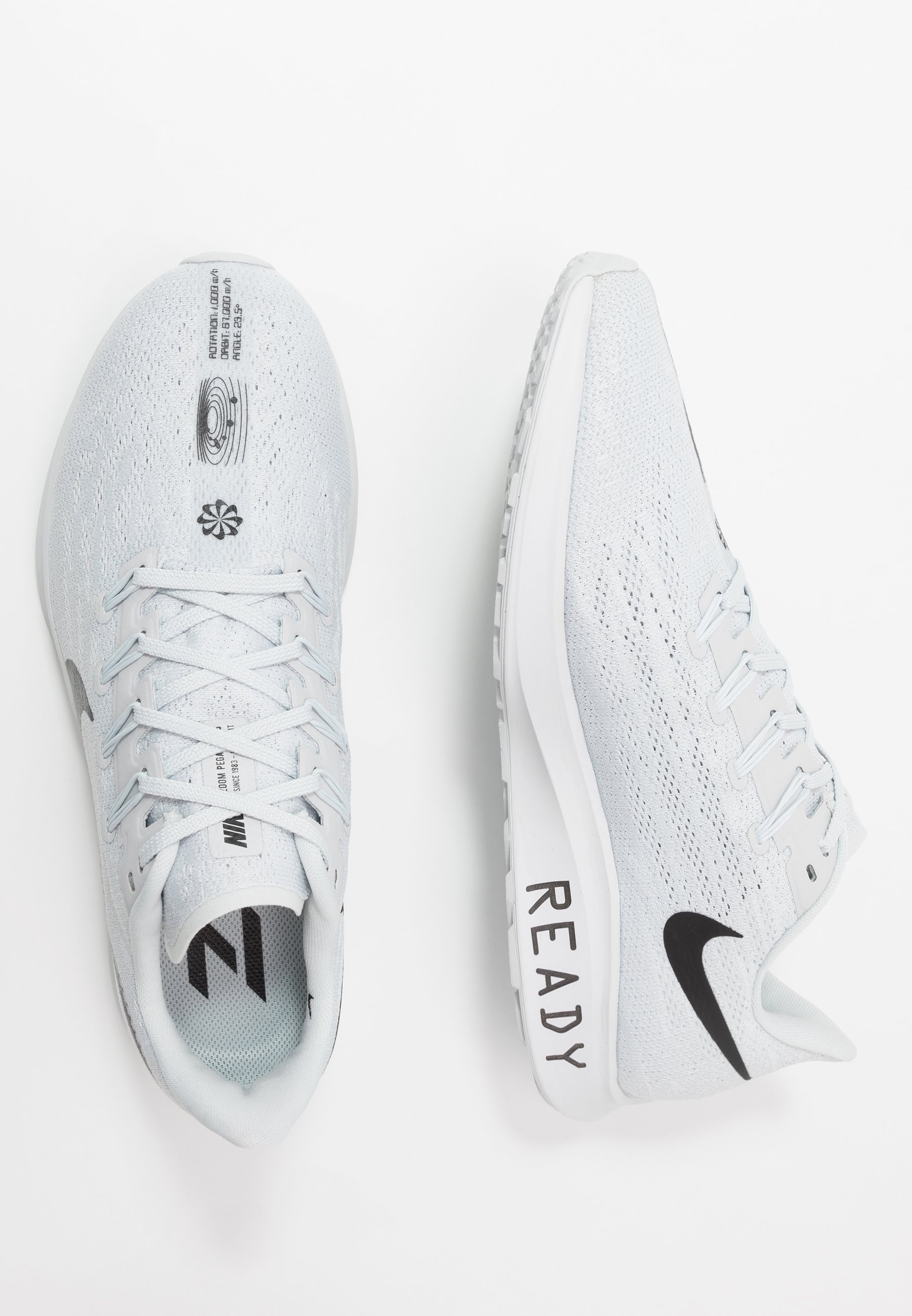 Nike Performance AIR ZOOM PEGASUS 36 - Scarpe running neutre - pure platinum/black/white - Zalando.it