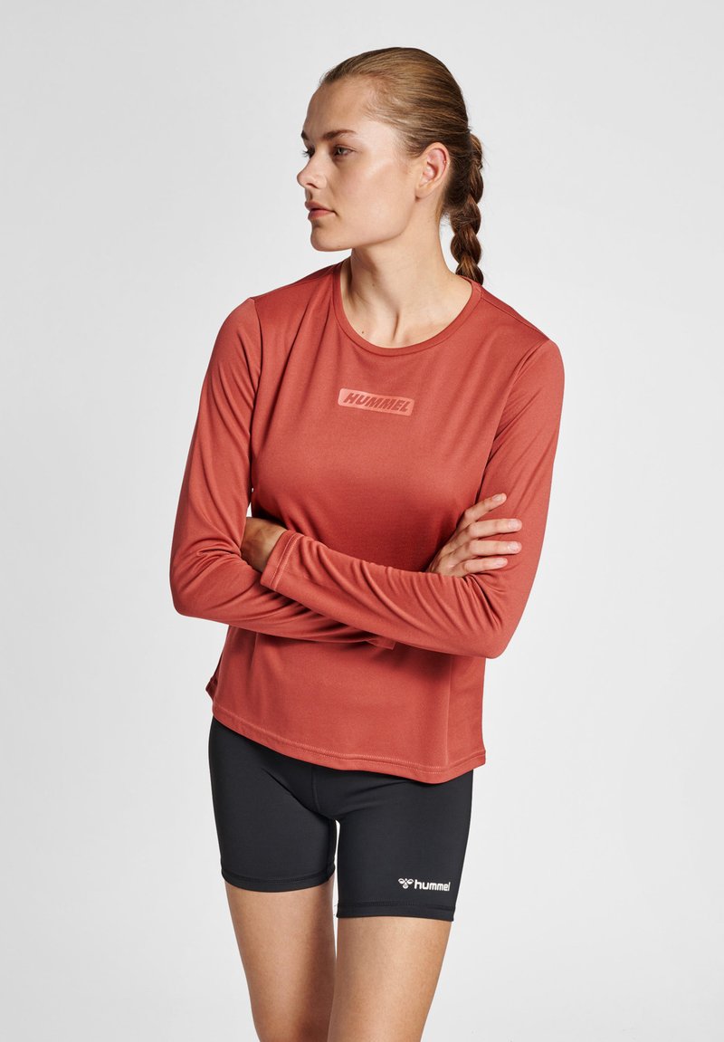 Hummel TOLA - Langærmet T-shirt - apple butter