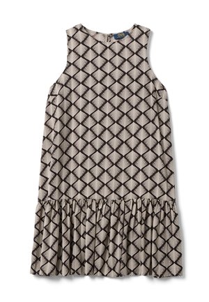 OVS, MULTICOLOUR DRESS WITH GEOMETRIC PATTERN - Day dress - black white