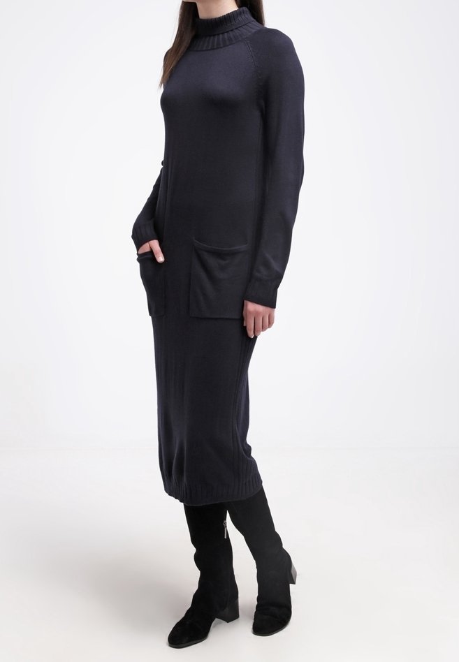Whistles Jumper dress - dark blue - (Pre-owned) - Zalando.ie