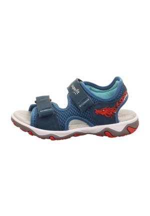 MIKE - Walking sandals - blau rot