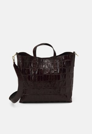 SHOPPER JULIE SET - Shoppingväska - dark brown