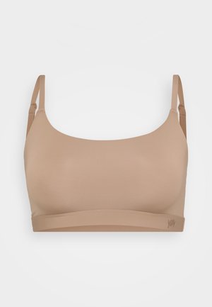 YITTY, SMOOTHED REALITY SQUARE NECK BRALETTE - Κορσές - moody taupe