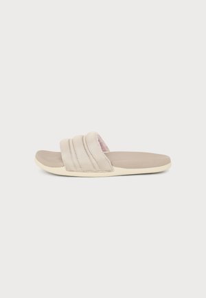 adidas Sportswear ADILETTE COMFORT 2.0 SLIDES - Kummikingad - crystal linen/dual lilac/wonder taupe
