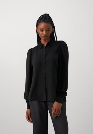 JDYRACHEL BEADED - Button-down blouse - black