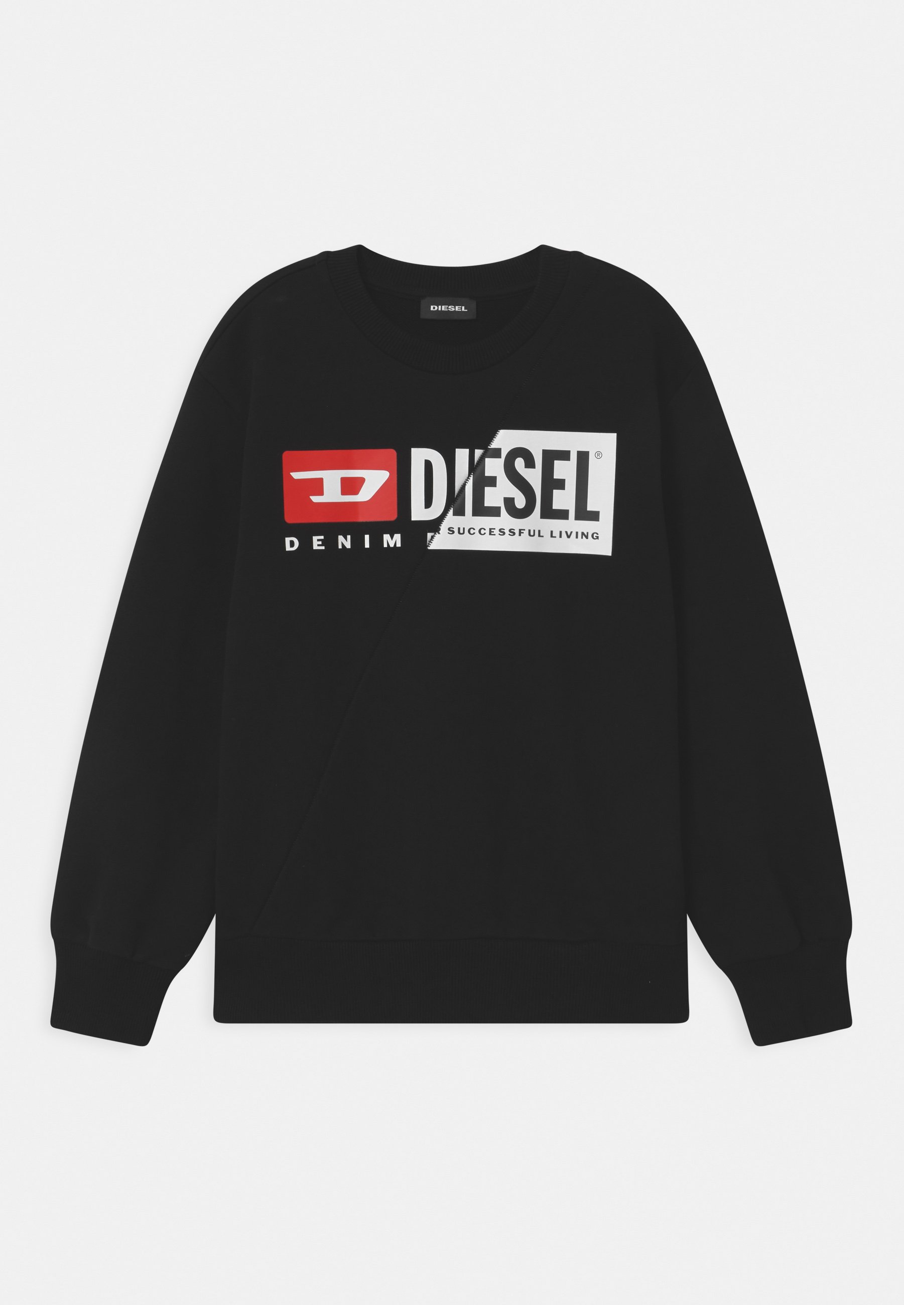 Diesel SGIRKCUTY OVER UNISEX - Felpa - nero - Zalando.it