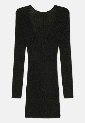 GCDS DEGRADE CLIP DRESS - Φόρεμα-πουλόβερ - black