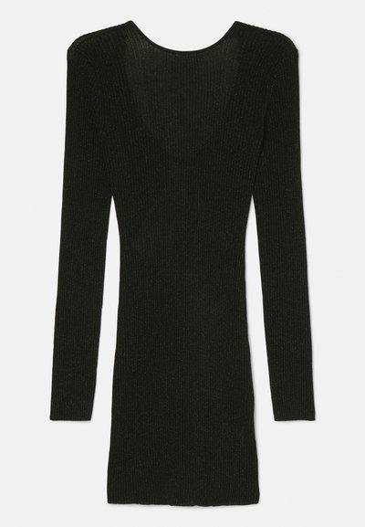 GCDS DEGRADE CLIP DRESS - Φόρεμα-πουλόβερ - black