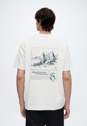 Marc O'Polo, SHORTSLEEVE - T-shirt imprimé - silky white