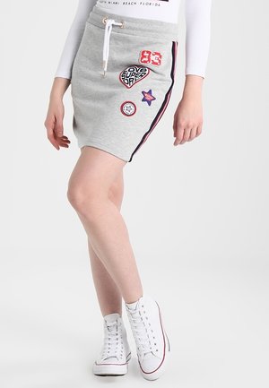 Minirok - mottled light grey