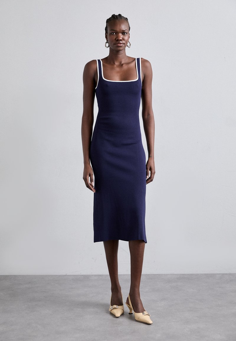 Paityn One Shouldered Dress - Blue