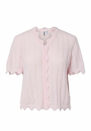 Pieces, KNITTED CARDIGAN PCADA - Gilet - roseate spoonbill