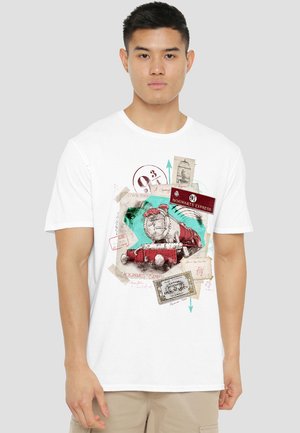 Cotton Soul, HARRY POTTER HOGWARTS EXPRESS LOCATION - Print T-shirt - white