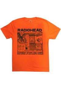 Paradiso Clothing RADIOHEAD GAWPS - Print T-shirt - orange