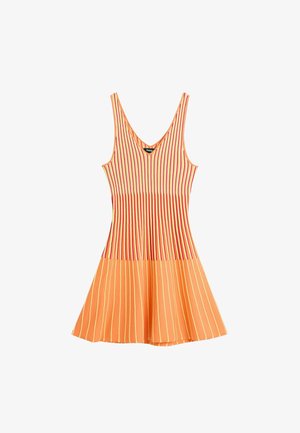 Desigual, SLEEVELESS KNIT DRESS - Robe pull - yellow
