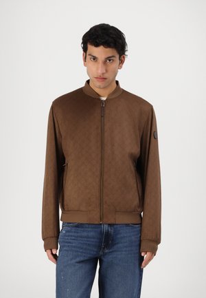 LUTIANO - Bomber Jacket - open brown
