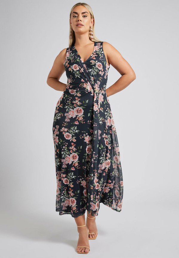 FLORAL DRAPED   - Maxikleid