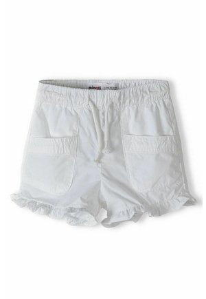 ELASTICATED WAIST WITH FRILLED HEM - Short - white