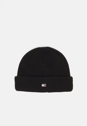 HERITAGE SHORT BEANIE UNISEX - Beanie - black