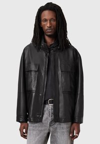 AllSaints HALTON - Leather jacket - black